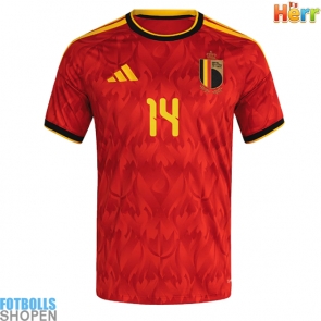Billiga Belgien Dodi Lukebakio #14 Hemmatröja VM 2026 Kortärmad
